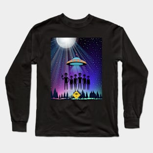 Aliens! Be careful Long Sleeve T-Shirt